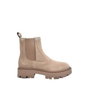 Ash Nubuck Lace-Up Flat Shoes With Chunky Platform Sole - NWT